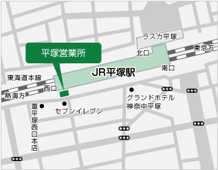 平塚営業所地図