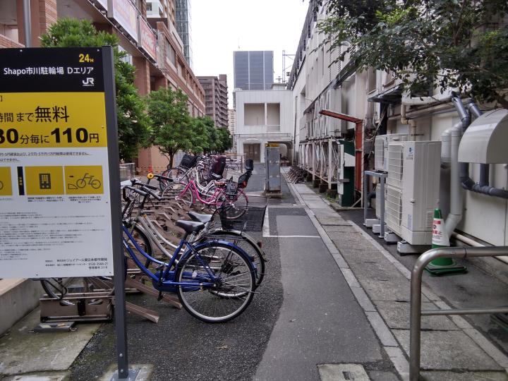 市川市 市川 駅 時間貸駐車場 Parking In Shapo市川駐輪場d 株 ジェイアール東日本高架サービス